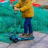 image:imageMicro Kickboard  Maxi Deluxe Eco Kids Scooter for Ages 512  Children up to 110 lbs  3 Wheel LeantoSteer Design  Adjustable T Bar  Smooth Ride PU Wheels  Recycled Materials  Swiss DesignDark Green
