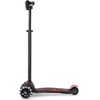 image:imageMicro Kickboard  Maxi Deluxe Pro LED Kids Scooter for Ages 512  Children up to 110 lbs  3 Wheel LeantoSteer Design  ChopperStyle Handlebar  Wide PU LED Wheels  Swiss DesignBlackRed