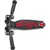 image:imageMicro Kickboard  Maxi Deluxe Pro LED Kids Scooter for Ages 512  Children up to 110 lbs  3 Wheel LeantoSteer Design  ChopperStyle Handlebar  Wide PU LED Wheels  Swiss DesignBlackRed