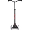 image:imageMicro Kickboard  Maxi Deluxe Pro LED Kids Scooter for Ages 512  Children up to 110 lbs  3 Wheel LeantoSteer Design  ChopperStyle Handlebar  Wide PU LED Wheels  Swiss DesignBlackRed