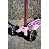 image:imageMicro Kickboard  Maxi Deluxe Pro LED Kids Scooter for Ages 512  Children up to 110 lbs  3 Wheel LeantoSteer Design  ChopperStyle Handlebar  Wide PU LED Wheels  Swiss DesignRose