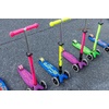 image:imageMicro Kickboard  Maxi Foldable LED Kids Scooter for Ages 512  Children up to 110 lbs  3 Wheel LeantoSteer Design  Adjustable T Bar  Smooth Ride Motion Activated PU LED Wheels  Swiss DesignNeon Canary Yellow