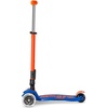 image:imageMicro Kickboard  Maxi Foldable LED Kids Scooter for Ages 512  Children up to 110 lbs  3 Wheel LeantoSteer Design  Adjustable T Bar  Smooth Ride Motion Activated PU LED Wheels  Swiss DesignNeon Blaze Orange