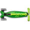 image:imageMicro Kickboard  Maxi Foldable LED Kids Scooter for Ages 512  Children up to 110 lbs  3 Wheel LeantoSteer Design  Adjustable T Bar  Smooth Ride Motion Activated PU LED Wheels  Swiss DesignNeon Parrot Green