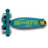 image:imageMicro Kickboard  Maxi Foldable LED Kids Scooter for Ages 512  Children up to 110 lbs  3 Wheel LeantoSteer Design  Adjustable T Bar  Smooth Ride Motion Activated PU LED Wheels  Swiss DesignPetrol Green