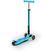 image:imageMicro Kickboard  Maxi Foldable LED Kids Scooter for Ages 512  Children up to 110 lbs  3 Wheel LeantoSteer Design  Adjustable T Bar  Smooth Ride Motion Activated PU LED Wheels  Swiss DesignBright Blue