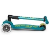image:imageMicro Kickboard  Maxi Foldable LED Kids Scooter for Ages 512  Children up to 110 lbs  3 Wheel LeantoSteer Design  Adjustable T Bar  Smooth Ride Motion Activated PU LED Wheels  Swiss DesignPetrol Green