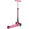 image:imageMicro Kickboard  Maxi Foldable LED Kids Scooter for Ages 512  Children up to 110 lbs  3 Wheel LeantoSteer Design  Adjustable T Bar  Smooth Ride Motion Activated PU LED Wheels  Swiss DesignShocking Pink