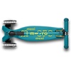 image:imageMicro Kickboard  Maxi Foldable LED Kids Scooter for Ages 512  Children up to 110 lbs  3 Wheel LeantoSteer Design  Adjustable T Bar  Smooth Ride Motion Activated PU LED Wheels  Swiss DesignPetrol Green