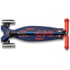 image:imageMicro Kickboard  Maxi Foldable LED Kids Scooter for Ages 512  Children up to 110 lbs  3 Wheel LeantoSteer Design  Adjustable T Bar  Smooth Ride Motion Activated PU LED Wheels  Swiss DesignNavy BlueRed