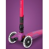 image:imageMicro Kickboard  Maxi Foldable LED Kids Scooter for Ages 512  Children up to 110 lbs  3 Wheel LeantoSteer Design  Adjustable T Bar  Smooth Ride Motion Activated PU LED Wheels  Swiss DesignNeon Ultra PinkPurple