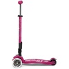 image:imageMicro Kickboard  Maxi Foldable LED Kids Scooter for Ages 512  Children up to 110 lbs  3 Wheel LeantoSteer Design  Adjustable T Bar  Smooth Ride Motion Activated PU LED Wheels  Swiss DesignBerry Red