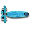 image:imageMicro Kickboard  Maxi Foldable LED Kids Scooter for Ages 512  Children up to 110 lbs  3 Wheel LeantoSteer Design  Adjustable T Bar  Smooth Ride Motion Activated PU LED Wheels  Swiss DesignBright Blue