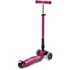 image:imageMicro Kickboard  Maxi Foldable LED Kids Scooter for Ages 512  Children up to 110 lbs  3 Wheel LeantoSteer Design  Adjustable T Bar  Smooth Ride Motion Activated PU LED Wheels  Swiss DesignBerry Red
