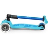 image:imageMicro Kickboard  Maxi Foldable LED Kids Scooter for Ages 512  Children up to 110 lbs  3 Wheel LeantoSteer Design  Adjustable T Bar  Smooth Ride Motion Activated PU LED Wheels  Swiss DesignBright Blue
