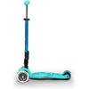 image:imageMicro Kickboard  Maxi Foldable LED Kids Scooter for Ages 512  Children up to 110 lbs  3 Wheel LeantoSteer Design  Adjustable T Bar  Smooth Ride Motion Activated PU LED Wheels  Swiss DesignBright Blue