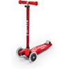 image:imageMicro Kickboard  Maxi LED Kids Scooter for Ages 512  Children up to 110 lbs  3 Wheel LeantoSteer Design  Adjustable T Bar  Smooth Ride Motion Activated PU LED Wheels  Swiss DesignRed