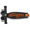 image:imageMicro Kickboard  Maxi LED Kids Scooter for Ages 512  Children up to 110 lbs  3 Wheel LeantoSteer Design  Adjustable T Bar  Smooth Ride Motion Activated PU LED Wheels  Swiss DesignBlackOrange