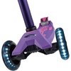 image:imageMicro Kickboard  Maxi LED Kids Scooter for Ages 512  Children up to 110 lbs  3 Wheel LeantoSteer Design  Adjustable T Bar  Smooth Ride Motion Activated PU LED Wheels  Swiss DesignPurple