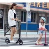 image:imageMicro Kickboard  Maxi LED Kids Scooter for Ages 512  Children up to 110 lbs  3 Wheel LeantoSteer Design  Adjustable T Bar  Smooth Ride Motion Activated PU LED Wheels  Swiss DesignPurple