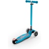 image:imageMicro Kickboard  Maxi LED Kids Scooter for Ages 512  Children up to 110 lbs  3 Wheel LeantoSteer Design  Adjustable T Bar  Smooth Ride Motion Activated PU LED Wheels  Swiss DesignAqua with pink graphics