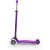 image:imageMicro Kickboard  Maxi LED Kids Scooter for Ages 512  Children up to 110 lbs  3 Wheel LeantoSteer Design  Adjustable T Bar  Smooth Ride Motion Activated PU LED Wheels  Swiss DesignPurple