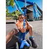 image:imageMicro Kickboard  Maxi LED Kids Scooter for Ages 512  Children up to 110 lbs  3 Wheel LeantoSteer Design  Adjustable T Bar  Smooth Ride Motion Activated PU LED Wheels  Swiss DesignBlueWhite