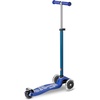 image:imageMicro Kickboard  Maxi LED Kids Scooter for Ages 512  Children up to 110 lbs  3 Wheel LeantoSteer Design  Adjustable T Bar  Smooth Ride Motion Activated PU LED Wheels  Swiss DesignBlueWhite