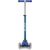 image:imageMicro Kickboard  Maxi LED Kids Scooter for Ages 512  Children up to 110 lbs  3 Wheel LeantoSteer Design  Adjustable T Bar  Smooth Ride Motion Activated PU LED Wheels  Swiss DesignBlueWhite