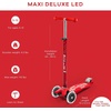 image:imageMicro Kickboard  Maxi LED Kids Scooter for Ages 512  Children up to 110 lbs  3 Wheel LeantoSteer Design  Adjustable T Bar  Smooth Ride Motion Activated PU LED Wheels  Swiss DesignRed