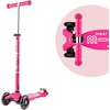 image:imageMicro Kickboard  Maxi Scooter for Ages 512  Children up to 110 lbs  3 Wheel LeantoSteer Design  Adjustable T Bar  Smooth Ride PU Wheels  Swiss DesignPink