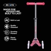 image:imageMicro Kickboard  Mini Deluxe Glitter LED Kids Scooter for Ages 25  Children up to 110 lbs  3 Wheel LeantoSteer Design  Adjustable T Bar  MotionActivated PU LED Wheels  Swiss DesignGlitter Pink