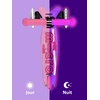 image:imageMicro Kickboard  Mini Deluxe Glow Plus LED Scooter  Adjustable Handlebar  LeantoSteer  Lightweight  ThreeWheeled  Kids Ages 25 yrsFrosty Pink