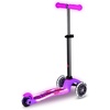 image:imageMicro Kickboard  Mini Deluxe Glow Plus LED Scooter  Adjustable Handlebar  LeantoSteer  Lightweight  ThreeWheeled  Kids Ages 25 yrsFrosty Pink