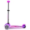 image:imageMicro Kickboard  Mini Deluxe Glow Plus LED Scooter  Adjustable Handlebar  LeantoSteer  Lightweight  ThreeWheeled  Kids Ages 25 yrsFrosty Pink