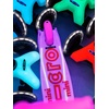 image:imageMicro Kickboard  Mini Deluxe Glow Plus LED Scooter  Adjustable Handlebar  LeantoSteer  Lightweight  ThreeWheeled  Kids Ages 25 yrsFrosty Pink