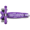 image:imageMicro Kickboard  Mini Foldable LED Kids Scooter for Ages 25  Children up to 110 lbs  3 Wheel LeantoSteer Design  Adjustable T Bar  Smooth Ride MotionActivated PU LED Wheels  Swiss DesignPurple LED Wheels