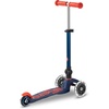 image:imageMicro Kickboard  Mini Foldable LED Kids Scooter for Ages 25  Children up to 110 lbs  3 Wheel LeantoSteer Design  Adjustable T Bar  Smooth Ride MotionActivated PU LED Wheels  Swiss DesignNavy Blue