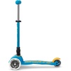 image:imageMicro Kickboard  Mini Foldable LED Kids Scooter for Ages 25  Children up to 110 lbs  3 Wheel LeantoSteer Design  Adjustable T Bar  Smooth Ride MotionActivated PU LED Wheels  Swiss DesignOcean Blue