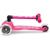 image:imageMicro Kickboard  Mini Foldable LED Kids Scooter for Ages 25  Children up to 110 lbs  3 Wheel LeantoSteer Design  Adjustable T Bar  Smooth Ride MotionActivated PU LED Wheels  Swiss DesignPink LED Wheels