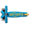 image:imageMicro Kickboard  Mini Foldable LED Kids Scooter for Ages 25  Children up to 110 lbs  3 Wheel LeantoSteer Design  Adjustable T Bar  Smooth Ride MotionActivated PU LED Wheels  Swiss DesignOcean Blue