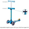 image:imageMicro Kickboard  Mini Kids Scooter for Ages 25  Children up to 110 lbs  3 Wheel LeantoSteer Design  Adjustable T Bar  Smooth Ride PU Wheels  Swiss DesignOcean