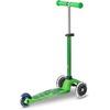 image:imageMicro Kickboard  Mini LED Kids Scooter for Ages 25  Children up to 110 lbs  3 Wheel LeantoSteer Design  Adjustable T Bar  Smooth Ride Motion Activated PU LED Wheels  Swiss DesignGreenBlue