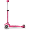 image:imageMicro Kickboard  Mini LED Kids Scooter for Ages 25  Children up to 110 lbs  3 Wheel LeantoSteer Design  Adjustable T Bar  Smooth Ride Motion Activated PU LED Wheels  Swiss DesignPink