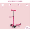 image:imageMicro Kickboard  Mini LED Kids Scooter for Ages 25  Children up to 110 lbs  3 Wheel LeantoSteer Design  Adjustable T Bar  Smooth Ride Motion Activated PU LED Wheels  Swiss DesignPink