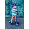 image:imageMicro Kickboard  Mini LED Kids Scooter for Ages 25  Children up to 110 lbs  3 Wheel LeantoSteer Design  Adjustable T Bar  Smooth Ride Motion Activated PU LED Wheels  Swiss DesignBlueWhite