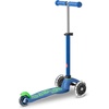 image:imageMicro Kickboard  Mini LED Kids Scooter for Ages 25  Children up to 110 lbs  3 Wheel LeantoSteer Design  Adjustable T Bar  Smooth Ride Motion Activated PU LED Wheels  Swiss DesignCrystal Blue
