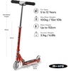 image:imageMicro Kickboard  Sprite Foldable Kid amp Teen Scooter for Ages 6  Children up to 220 lbs  2 Wheel  Compact for Travel amp Storage  Adjustable T Bar  Smooth Ride PU Wheels  Swiss DesignRed