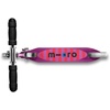 image:imageMicro Kickboard  Sprite Foldable LED Kid amp Teen Scooter for Ages 6  Children up to 220 lbs  2 Wheel  Travel Ready  Adjustable T Bar  Smooth Ride Motion Activated PU LED Wheels  Swiss DesignPurple Stripe