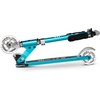 image:imageMicro Kickboard  Sprite Foldable LED Kid amp Teen Scooter for Ages 6  Children up to 220 lbs  2 Wheel  Travel Ready  Adjustable T Bar  Smooth Ride Motion Activated PU LED Wheels  Swiss DesignOcean Blue